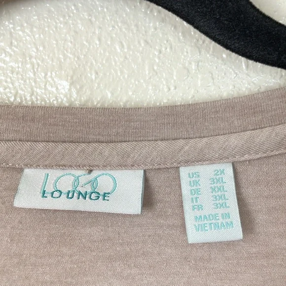 LOGO Lounge by Lori Goldstein Jersey Knit Top, 2X - Picture 2 of 7